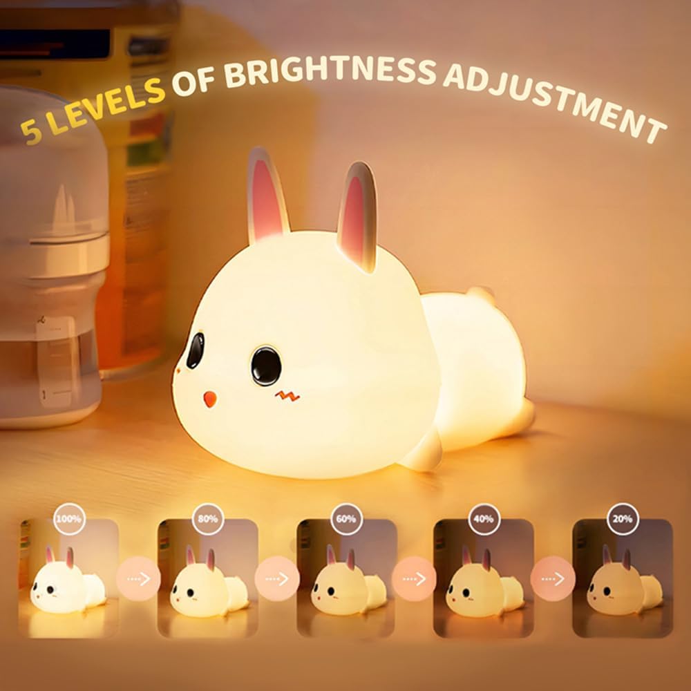 Silly Rabbit Silicone Night Light