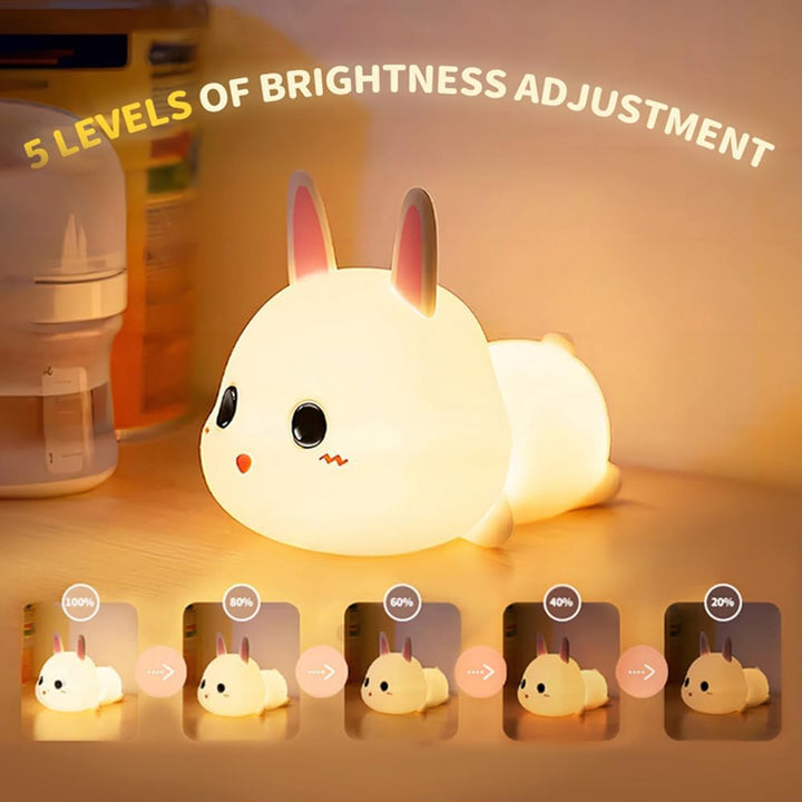 Silly Rabbit Silicone Night Light