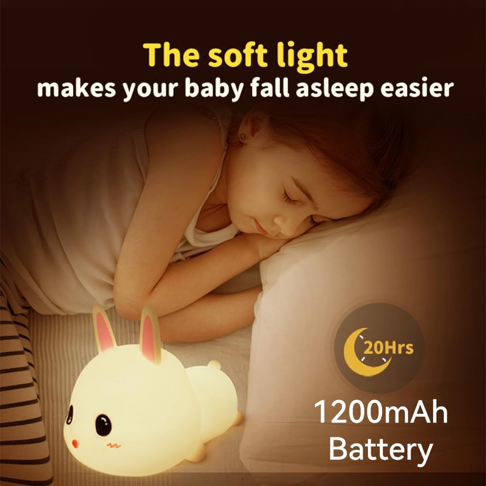 Silly Rabbit Silicone Night Light