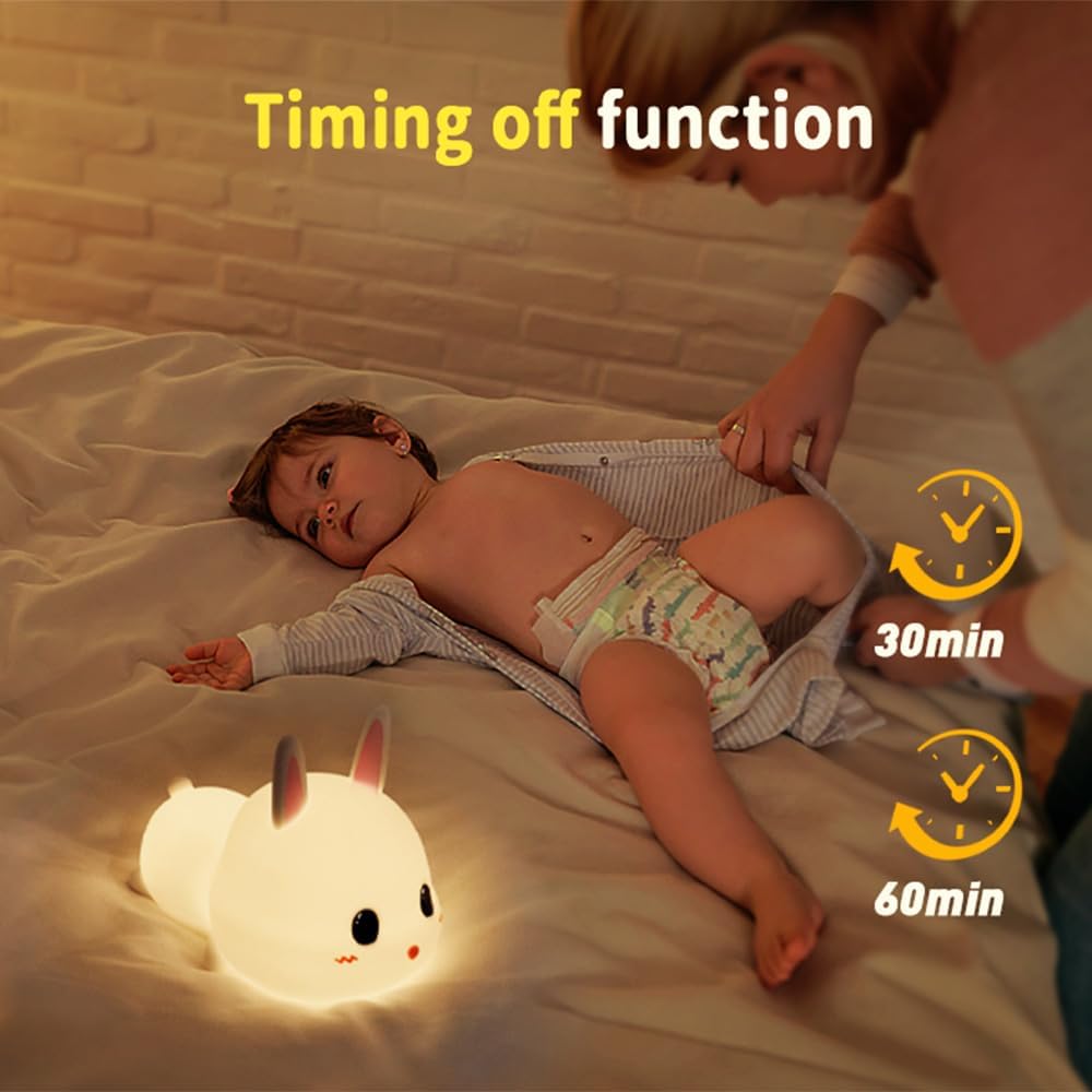 Silly Rabbit Silicone Night Light