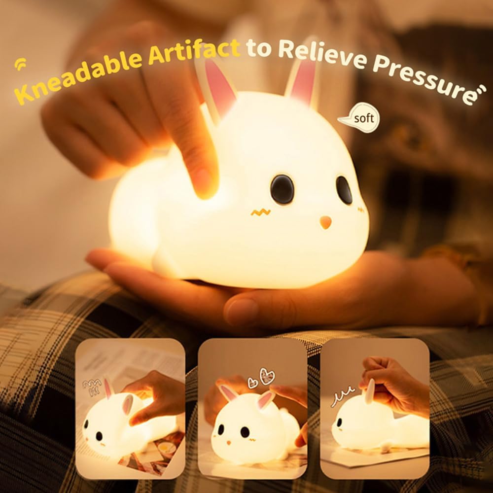 Silly Rabbit Silicone Night Light